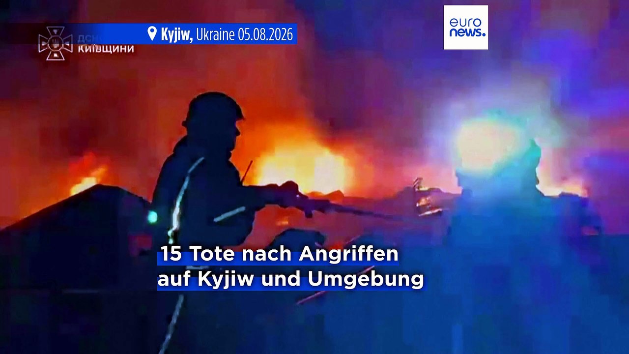 Nächtlicher russischer Angriff auf Ukraine: mindestens 15 Tote in Kyjiw und Umgebung