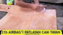 21b Cam Tavan Böyle Temizlenir SunRoof Yapışkan Temizliği uzun sürüyor Bülent Usta Tel 🢃