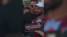 Salah mobbed by fans ahead of Trabzonspor move