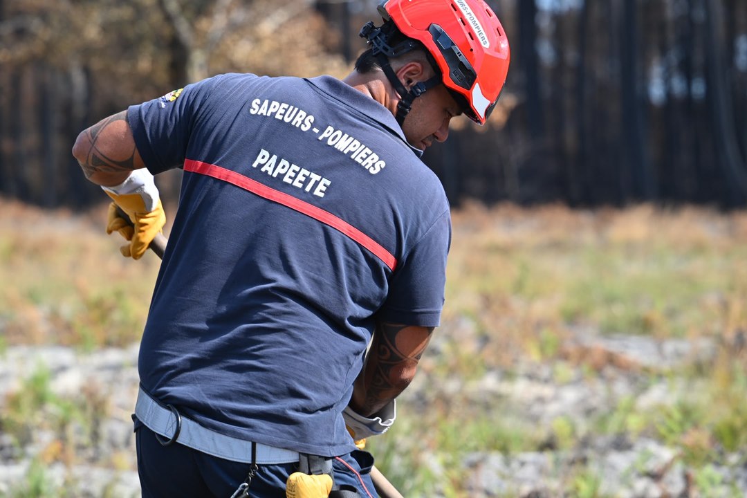 Incendie en Gironde : des pompiers polynésiens en renfort