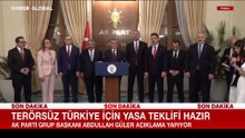 AK Parti Grup Başkanı Güler: Çerçeve yasa teklifi 360'a yakın imzayla TBMM Başkanlığına sunuldu