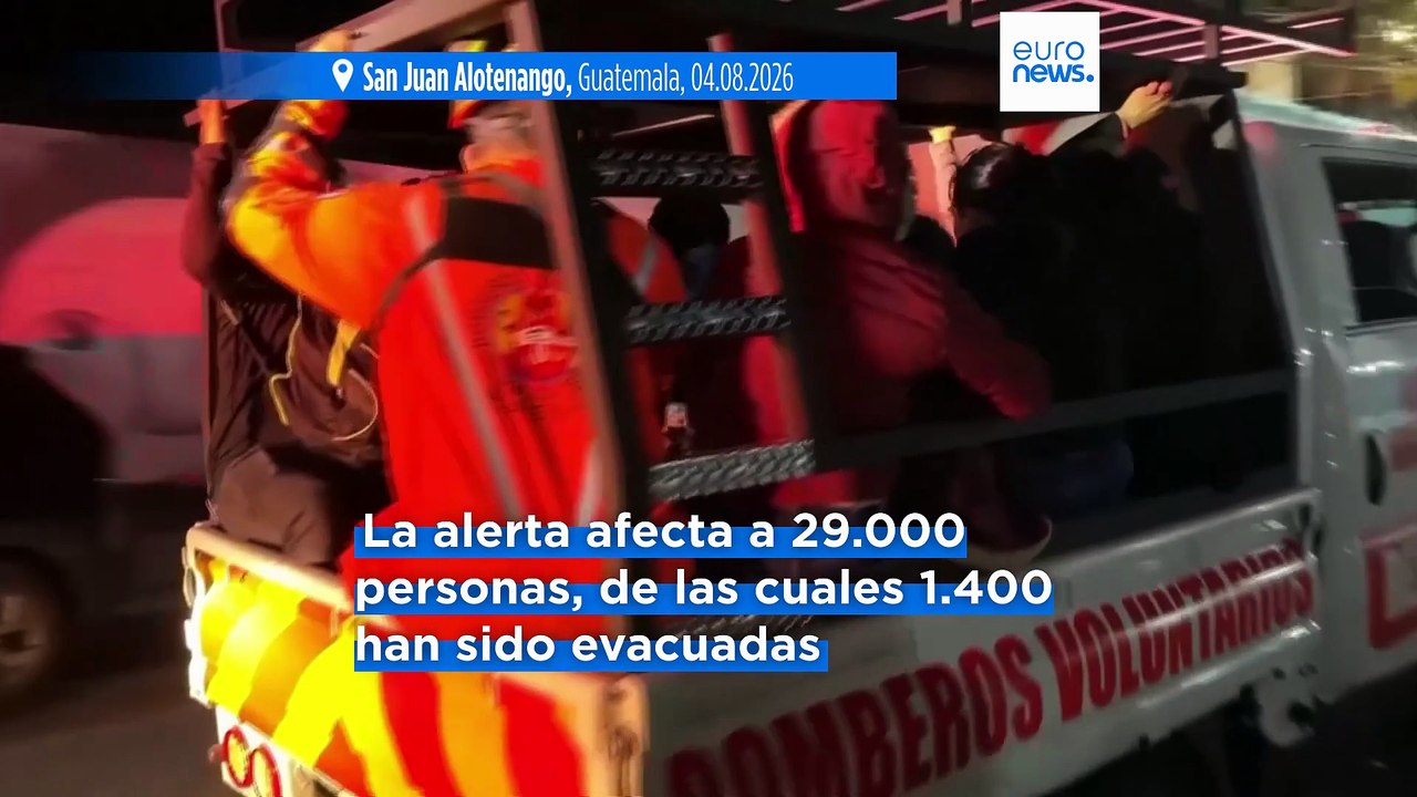 La erupción del volcán guatemalteco Fuego deja un balance de 1.700 evacuados
