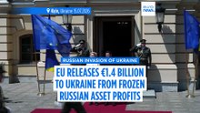EU releases €1.4 Billion to Ukraine from frozen Russian asset profits after Kyiv attacks