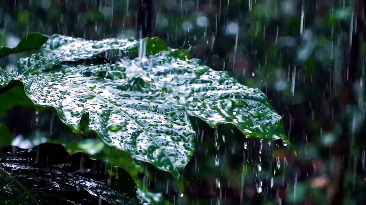 Heavy rain sounds for sleeping and relaxations