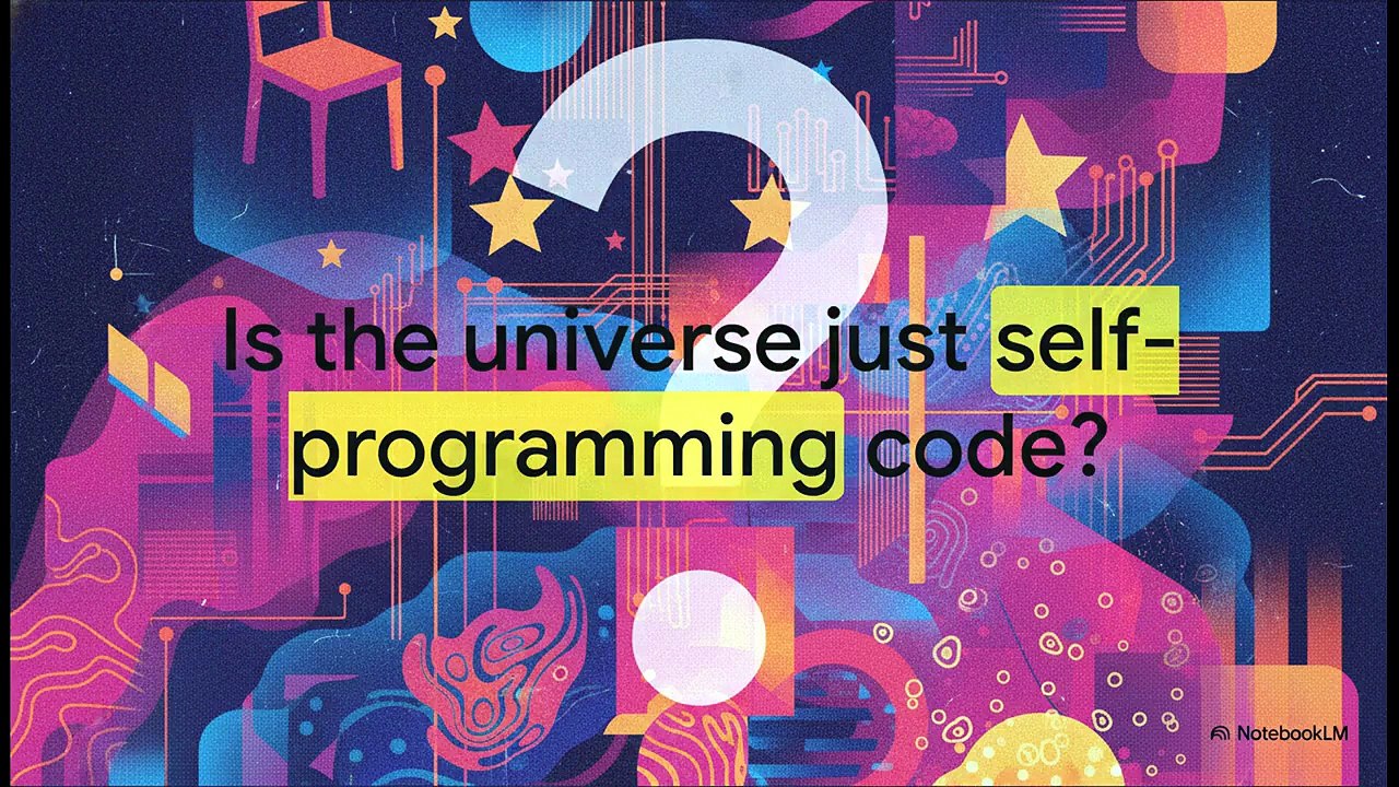The universe as self-programming code