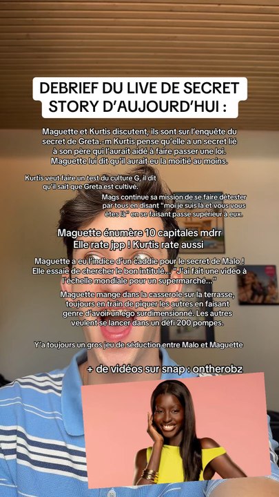 DEBRIEF DU LIVE DE SECRET STORY D’AUJOURD’HUI 👁️