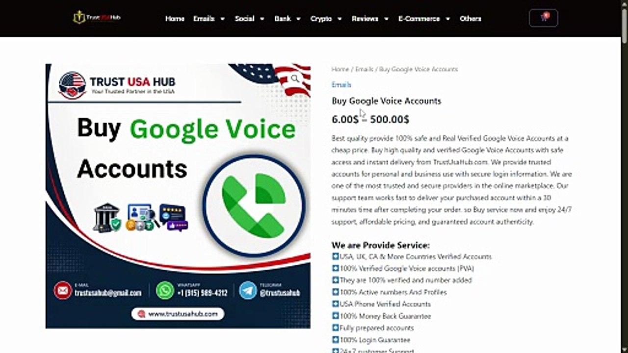 Buy Google Voice Account – Aged & Trusted for Business Use