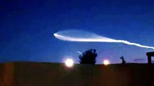 Meteor or Starlink Lights Up Over California