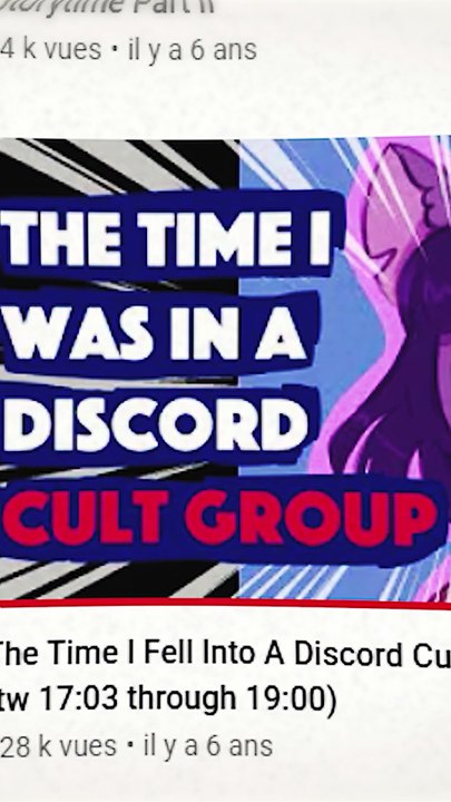 Un témoignage troublant sur Discord - part 1
