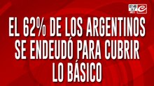 Alarmante: el 62% de los argentinos se endeudó para poder cubrir los gastos básicos