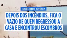 Incêndio na Ática Ocidental: peritagens aos estragos em Porto Germeno