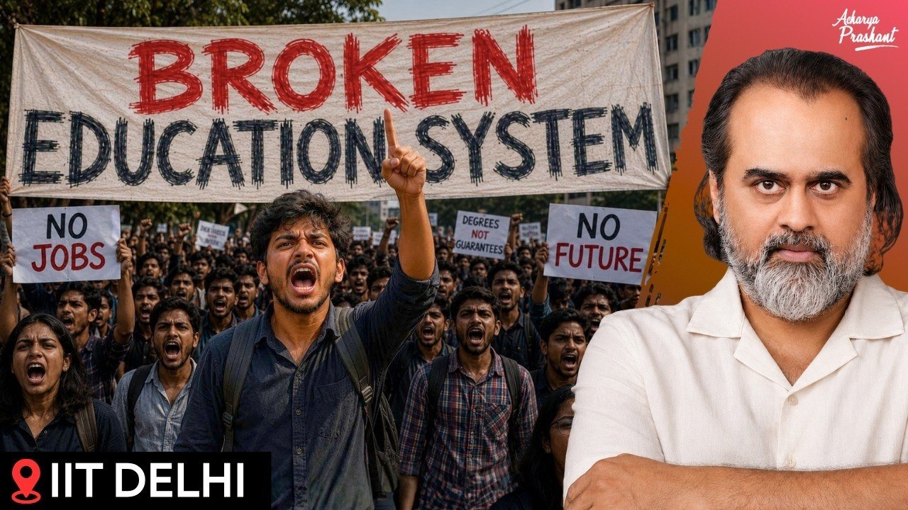 The Education System is Broken - And the Reason Remains Hidden || Acharya Prashant, IIT Delhi (2026)
