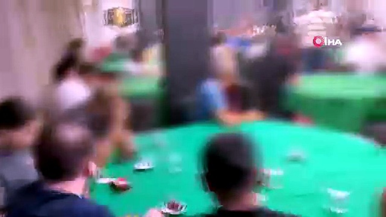 Düğün salonu görünümlü kumarhaneye baskın