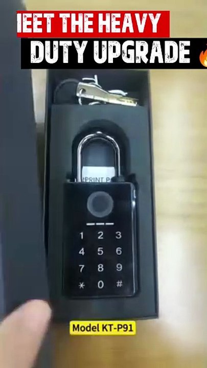 🔥 Forget the Keys! This Waterproof Smart Lock Is Built for Serious Security