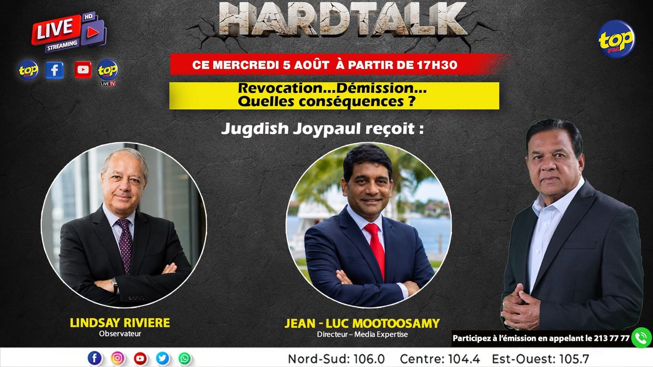 HARD TALK; Revocation... Démission... Quelles conséquences ?