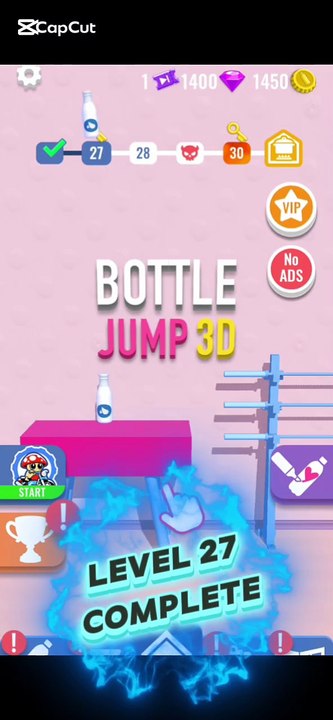 Bottle Jump 3D - Level 27 Complete