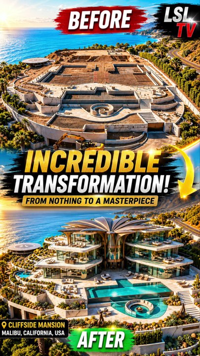 Luxury Cliffside Mansion Transformation | Before vs After | Unreal Restoration | LSL TV