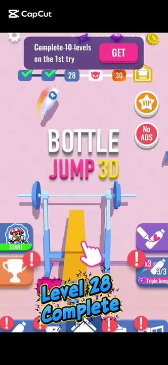 Bottle Jump 3D - Level 28 Complete