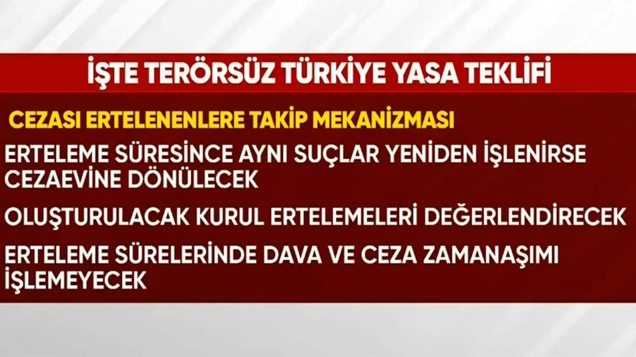 Terörsüz Türkiye yasasının detayları! Kimler faydalanacak?