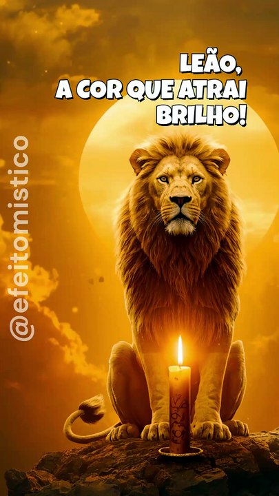 ♌ LEÃO TEM UMA CHAMA DE REI!