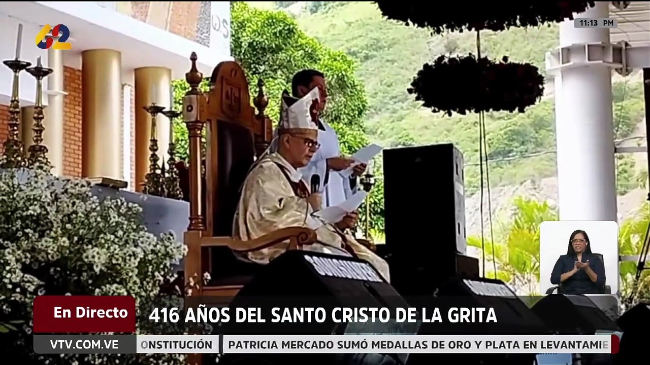 Táchira celebra los 416 años del Santo Cristo de La Grita y 450 años de la fundación de la ciudad