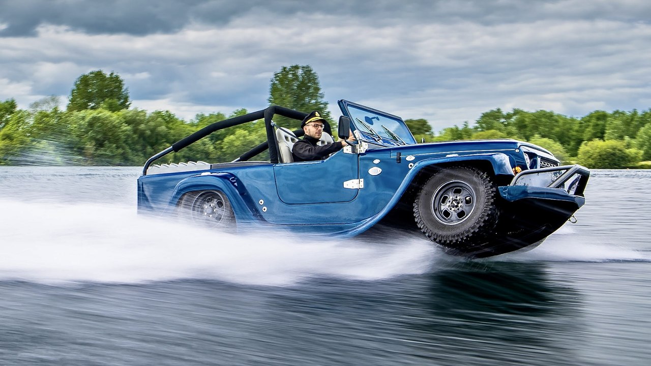 WaterCar EV - Street Legal Boat Goes From Road To Water Instantly