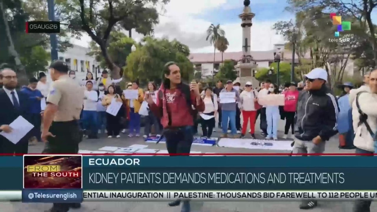 Ecuador, kidney patients demand medicines and treatment