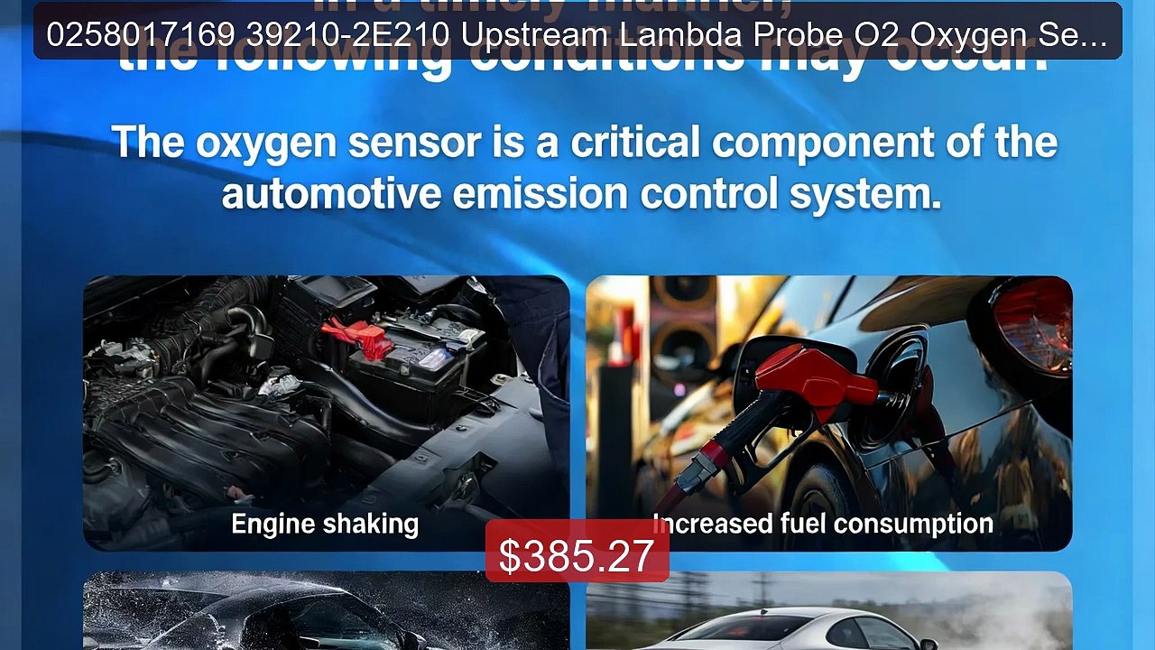 0258017169 39210-2E210 Upstream Lambda Probe O2 Oxygen Sensor Fit ... -- Best Deal 2026 | Shop Now!