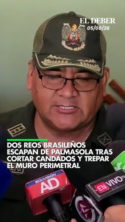 Dos reos brasileños escapan de Palmasola tras c...