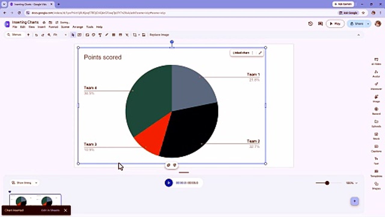 Google Vids 60 Inserting Charts