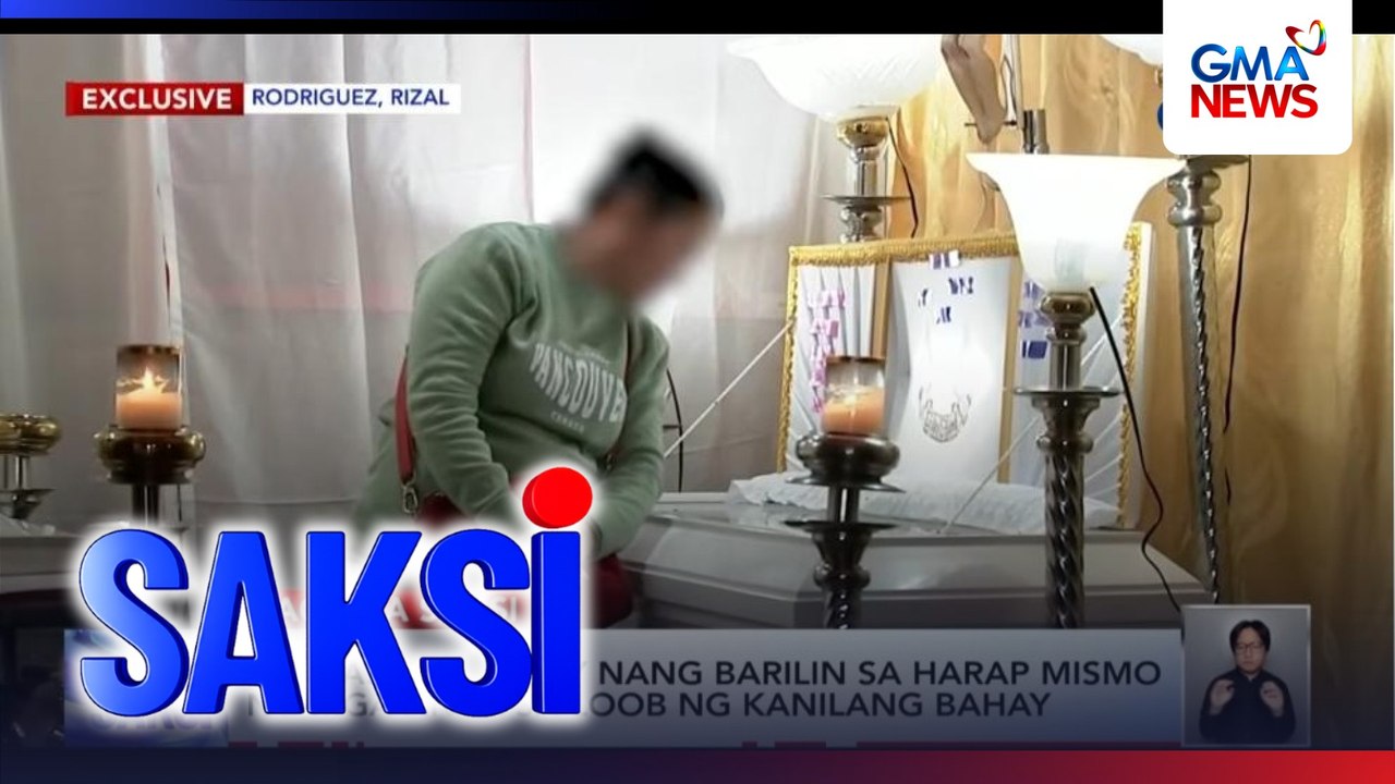Mag-asawa, patay nang barilin sa harap mismo ng mga anak | Saksi