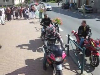 mariage motard