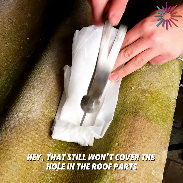Fix that annoying hole in the roof once and for all😮‍💨