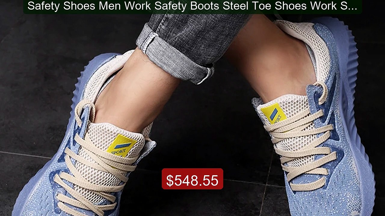 Safety Shoes Men Work Safety Boots Steel Toe Sh...