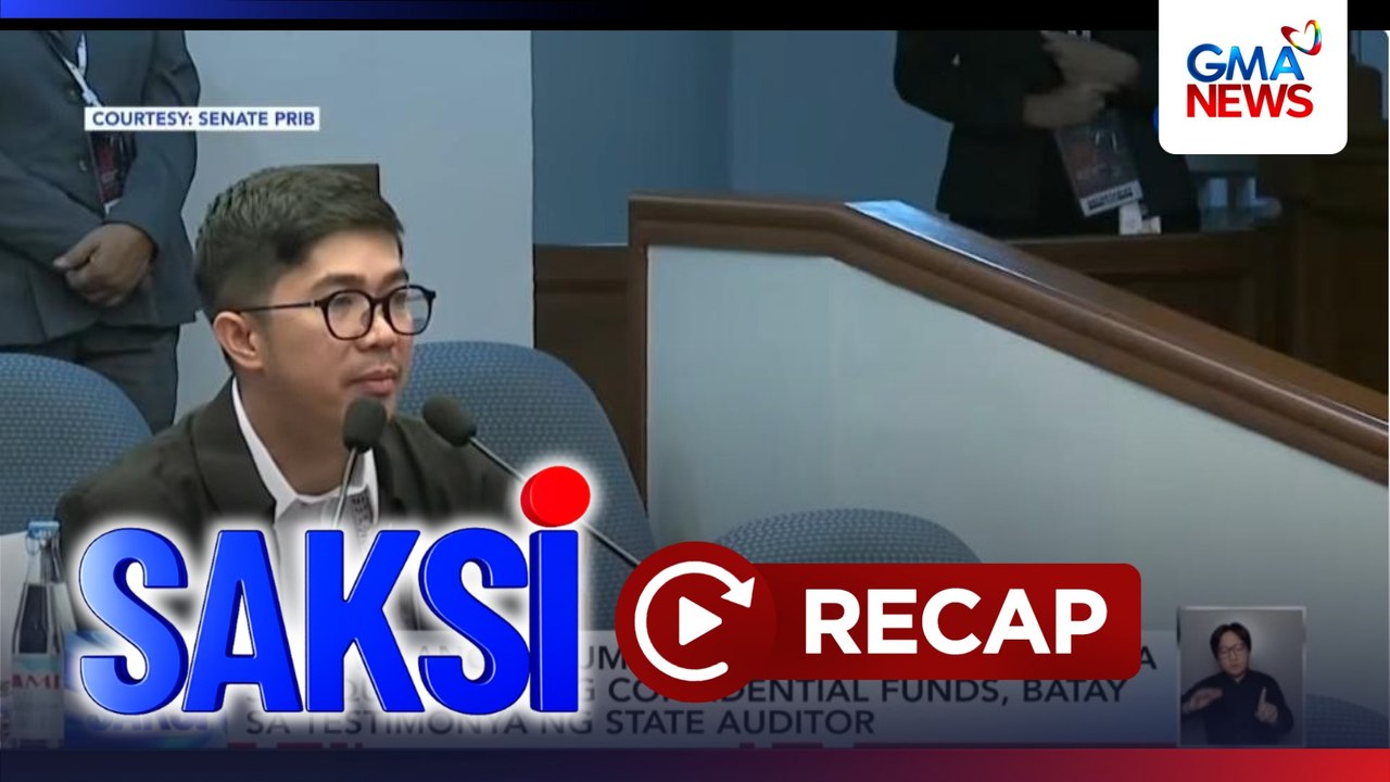 Saksi: (Part 2) Impeachment trial Day 13; Naaresto na ba si Sen. Bato?; Alex Eala, sasabak sa National Bank Open