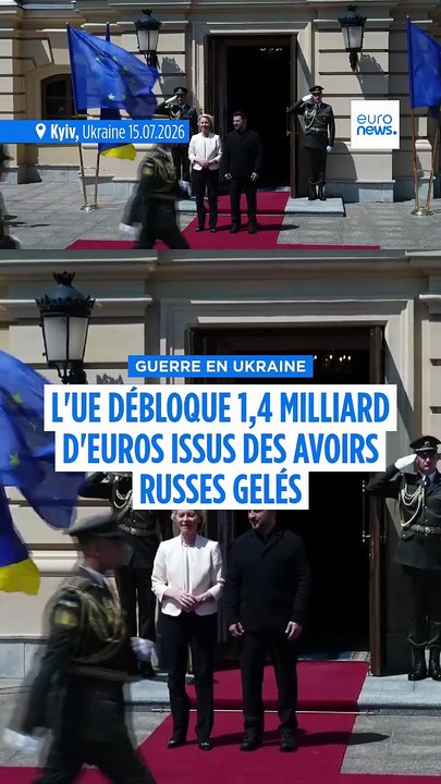 L’UE débloque 1,4 milliard d'euros issus des avoirs russes gelés pour aider l’Ukraine