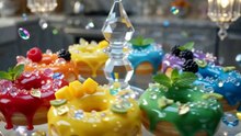 Rainbow Crystal Éclairs ✨💎 | Miniature Crystal Cooking ASMR | Satisfying Dessert | No Music