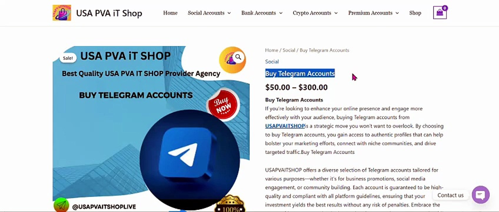 Top 20 Sites to Buy Telegram Accounts: Bulk PVA & Aged ...