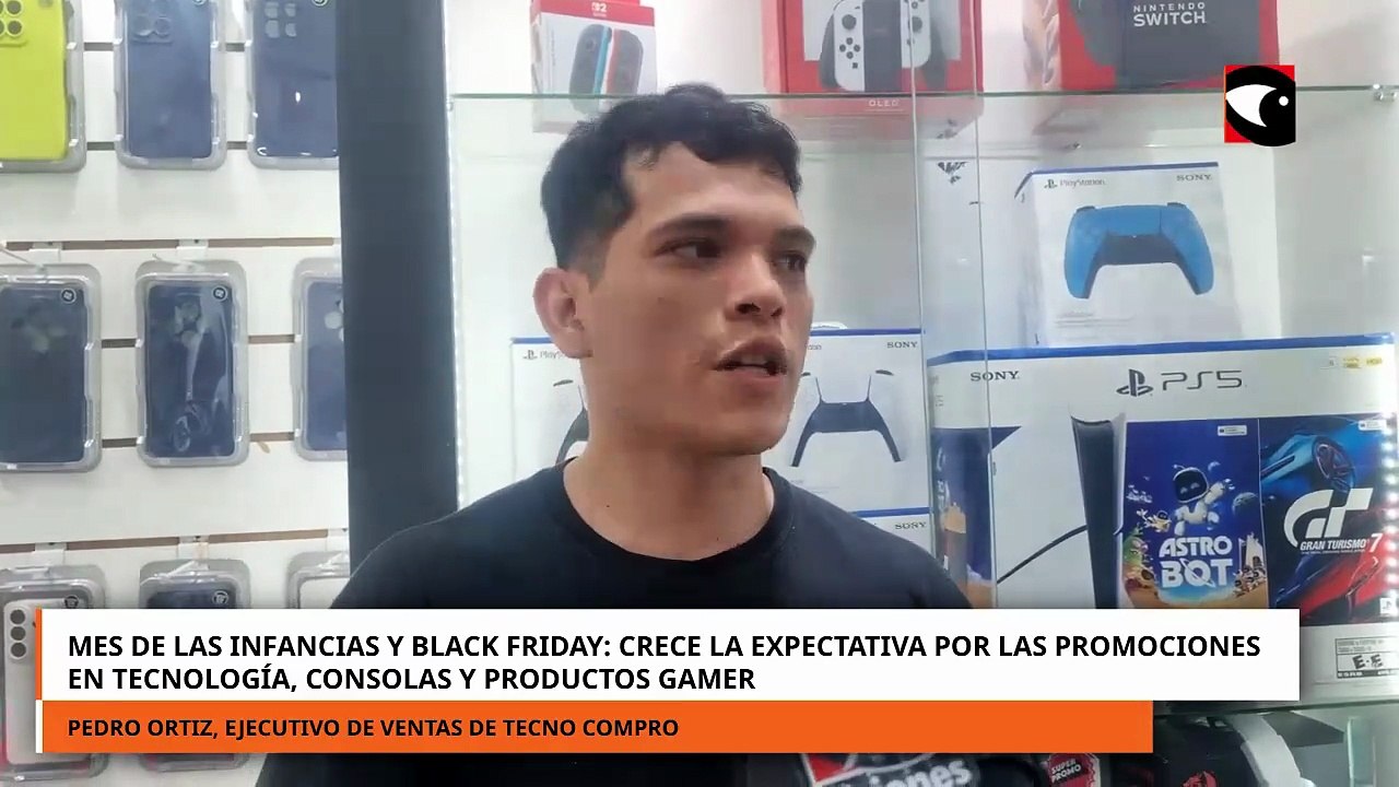 Black Friday y Mes de las Infancias: ofertas en consolas, PC gamer y tecnología