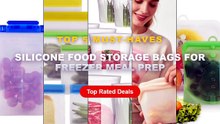 Amazing Silicone Food Storage Bags For Freezer Meal Prep You Need To See