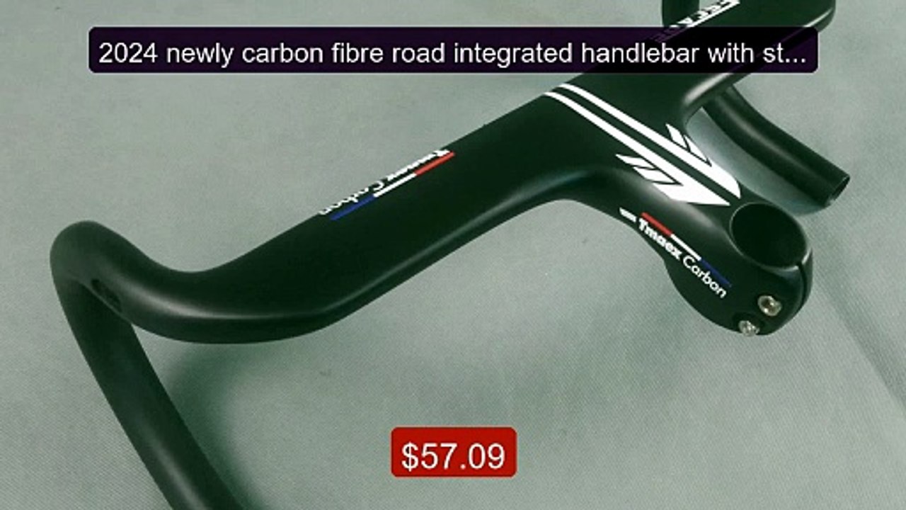 2024 newly carbon fibre road integrated handleb...