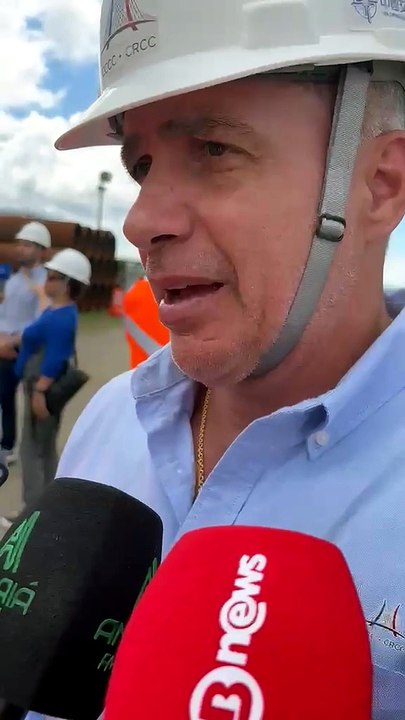 Francisco Miguel, engenheiro gerente de construção da concessionária CCCC