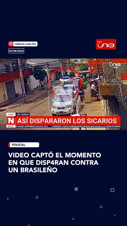 Captan el momento en que asesinan a balazos a un extranjero en la Busch
