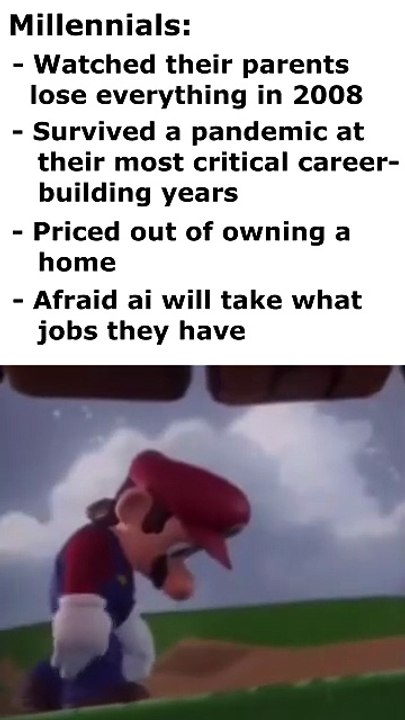 Millennials are not okay.