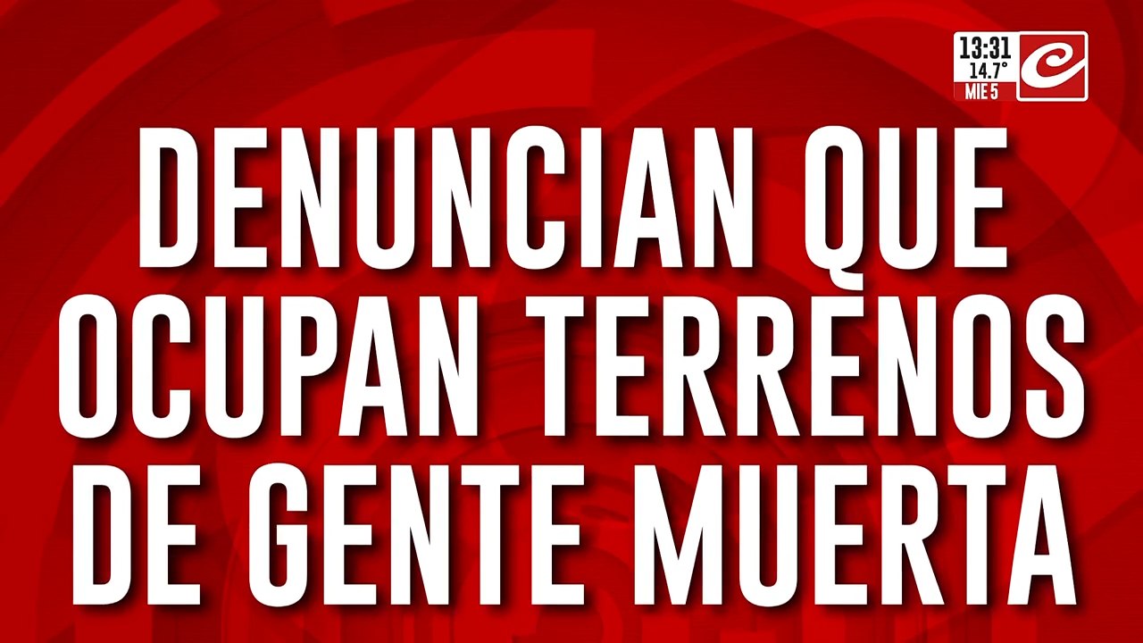 Denuncian que ocupan terrenos de gente muerta
