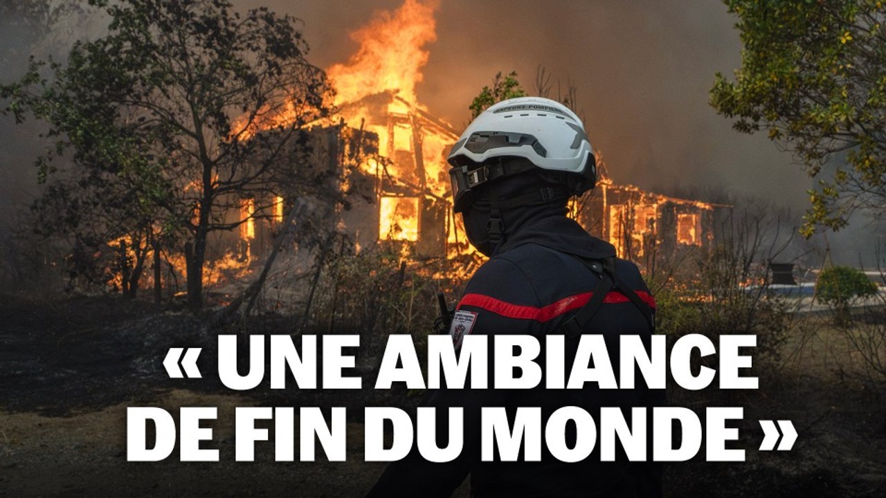 Incendie en Gironde : notre journaliste raconte ce feu immense « il y avait une ambiance de fin du monde »