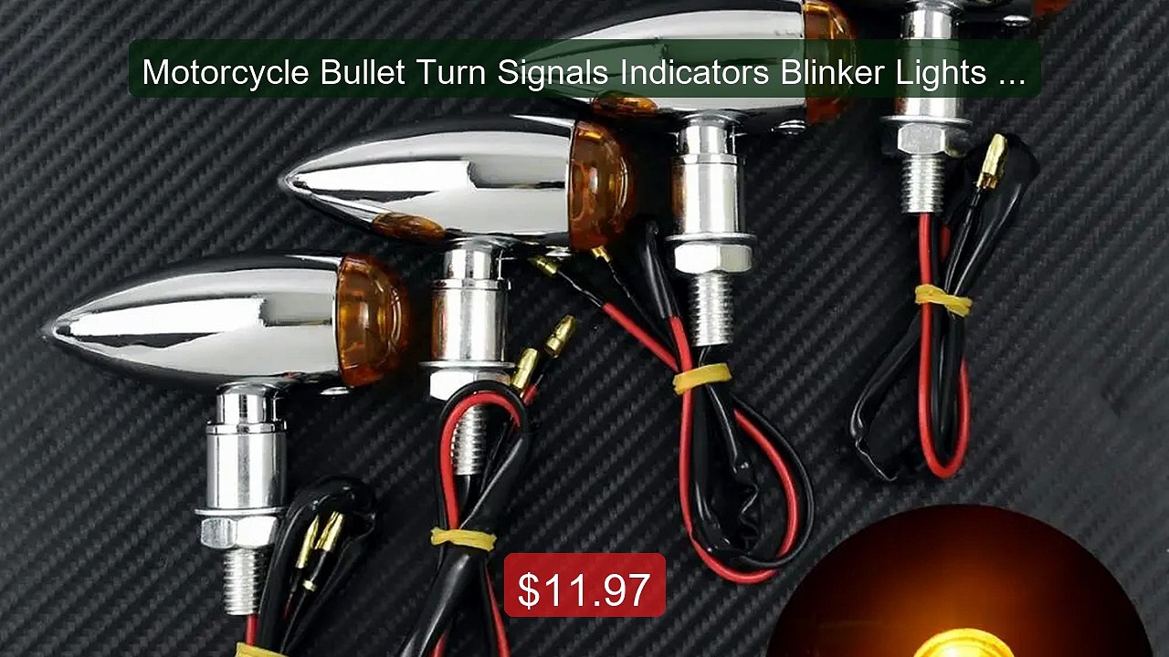 Motorcycle Bullet Turn Signals Indicators Blinker Lights Lamp ... -- Hot Deal 2026 | Limited Offer!