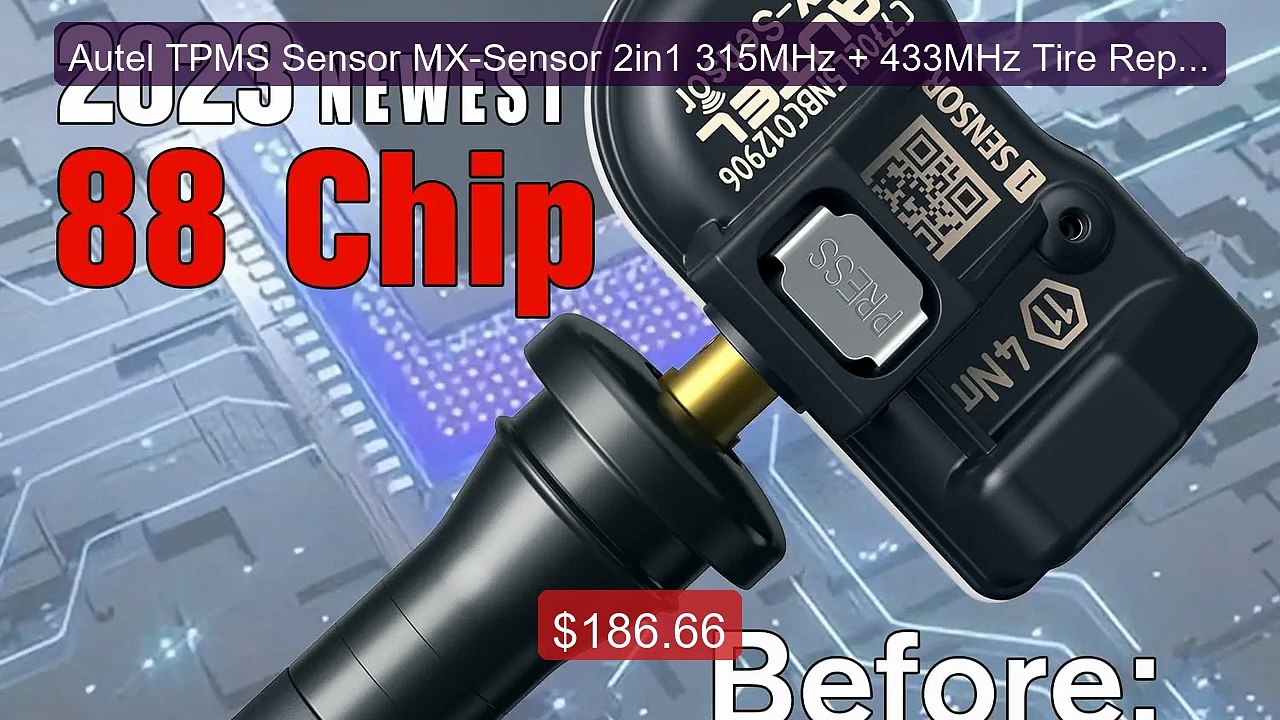 Autel TPMS Sensor MX-Sensor 2in1 315MHz + 433MHz Tire Replacem... -- Best Buy 2026 | Great Quality!