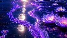 The Silver Tide | Twin Moon Fantasy Ocean (4K)
