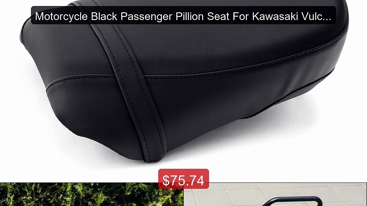 Motorcycle Black Passenger Pillion Seat For Kawasaki Vulcan S 650 V... -- Top Rated 2026 | Buy Now!